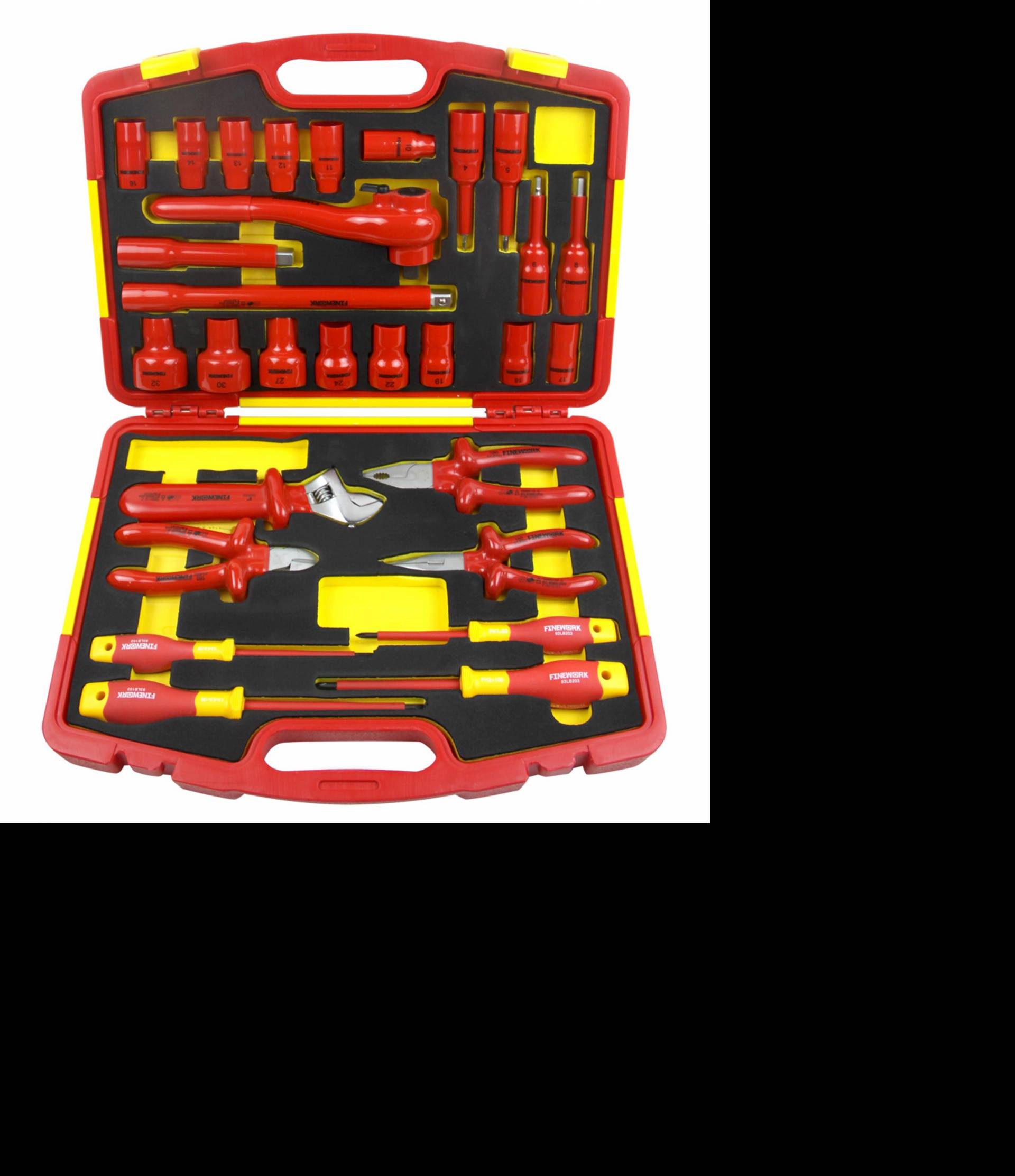 29pcs 1000v Vde Insulated Electric Hand Tool Box Set